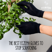 Eczema Gloves to Stop Scratching, Black Eczema Gloves